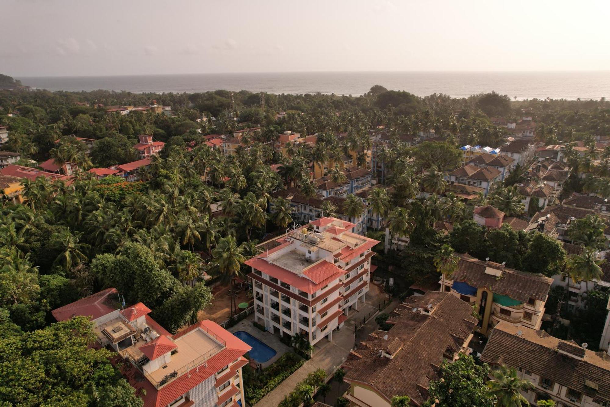 Ekostay - Belvedere Apartment Candolim Bagian luar foto